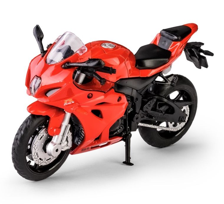 Daffi, MSZ, Suzuki GSX-R1000, pojazd, model metalowy, czerwony, 1:18