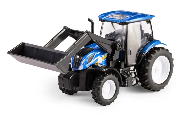 Daffi, New Holland, traktor z łopatą, pojazd rolniczy, model metalowy