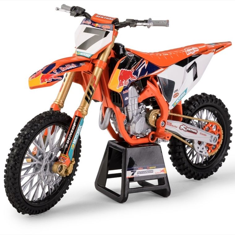 Daffi, Red Bull KTM 450 SX-F No.7 Rider: Aaron Plessinger, motocykl, model metalowy, 1:12