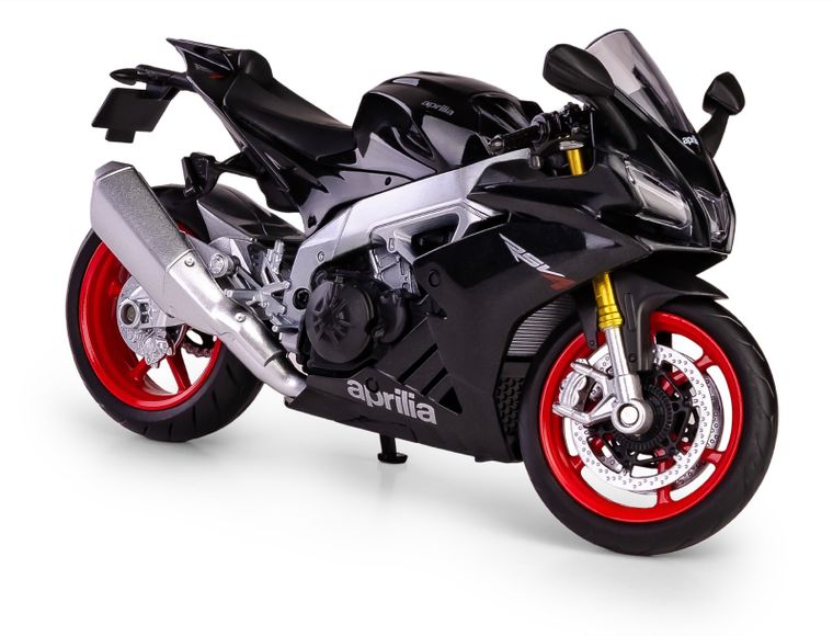 Daffi, RMZ City, Aprilia RSV4 RR 2020, motocykl, model metalowy, czarny, 1:12