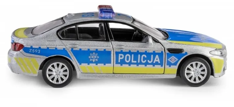 Daffi, RMZ City, BMW M5, policja, pojazd, model metalowy, 1:32