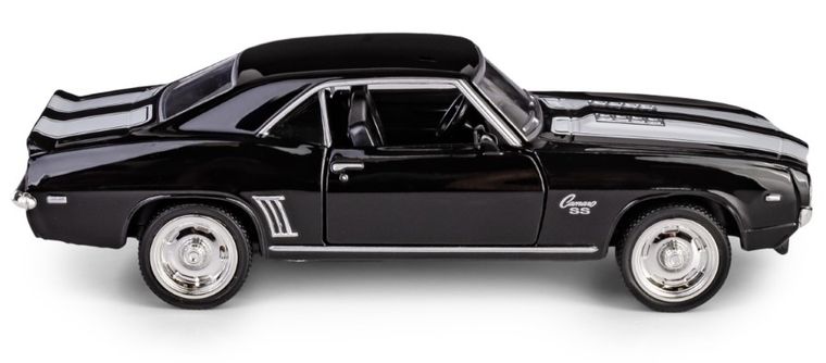 Daffi, RMZ City, Chevrolet Camaro 1969, pojazd, model metalowy, czarny, 1:36
