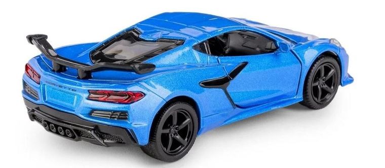Daffi, RMZ City, Chevrolet Corvette Z06 niebieski, pojazd, model metalowy, 1:32