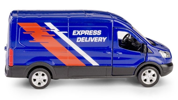 Daffi, RMZ City, Ford Transit Van Nieb, pojazd, model metalowy, 1:32