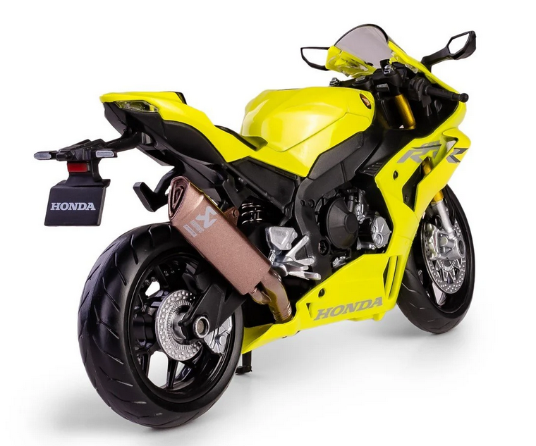 Daffi, RMZ City, Honda CBR1000RR-R Fireblade 2020, motocykl, model metalowy, 1:12, żółty