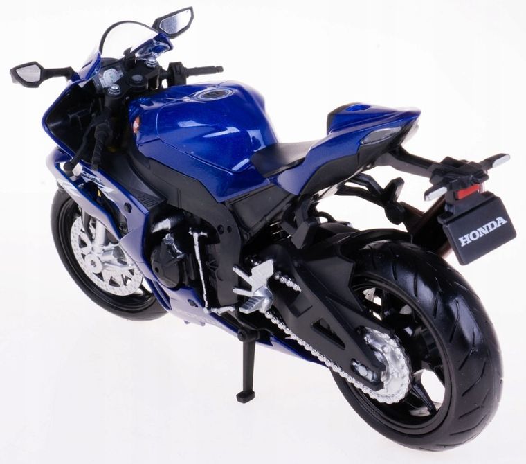 Daffi, RMZ City, Honda CBR1000RR-R Fireblade, motocykl, model metalowy, niebieski, skala 1:12