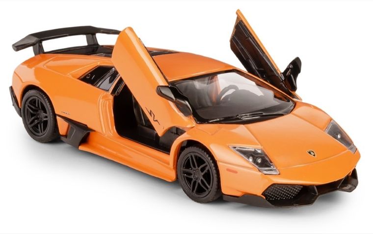 Daffi, RMZ City, Lamborghini LP670-4 Murcielago, pojazd, model metalowy, pomarańczowy, 1:32