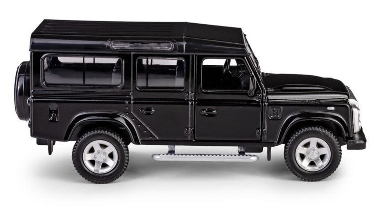 Daffi, RMZ City, Land Rover Defender 110, pojazd, model metalowy, czarny, 1:35