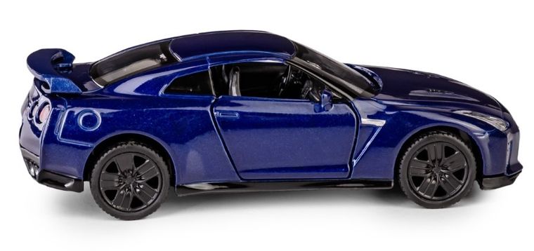 Daffi, RMZ City, Nissan GT-R R35 2017, pojazd, model metalowy, niebieski, 1:38