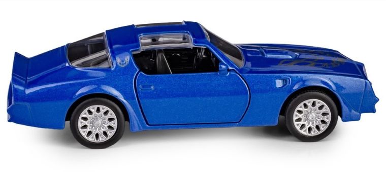 Daffi, RMZ City, Pontiac Firebird 1978, pojazd, model metalowy, niebieski, 1:32