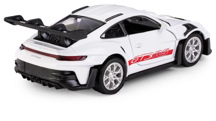 Daffi, RMZ City, Porsche 911 GT3 RS, pojazd, model metalowy, biały, 1:32