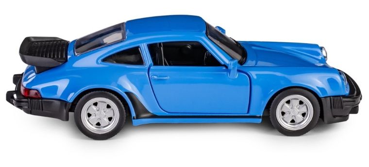 Daffi, RMZ City, Porsche 930 Turbo 1975-1989, pojazd, model metalowy, niebieski, 1:32