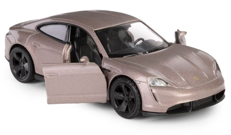 Daffi, RMZ City, Porsche Taycan Turbo S 2020, pojazd, model metalowy, różowy, 1:40