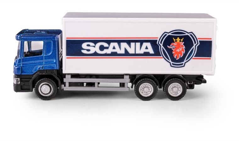 Daffi, RMZ City, Scania dostawczy, pojazd, model metalowy, 1:64