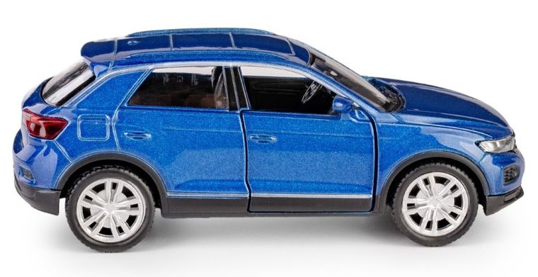 Daffi, RMZ City, Volkswagen T-Rock, pojazd, model metalowy, niebieski, 1:32