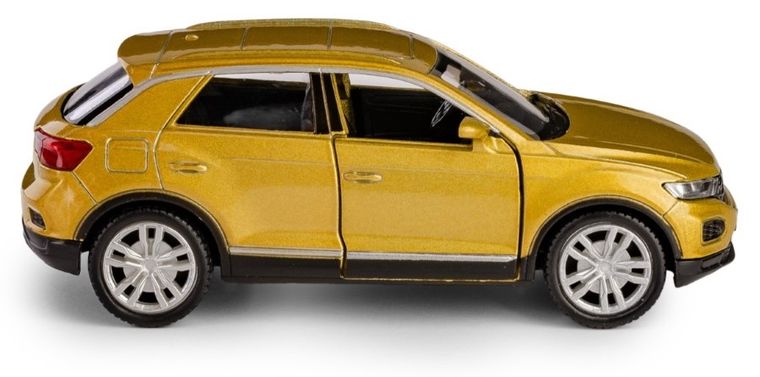 Daffi, RMZ City, Volkswagen T-Rock, pojazd, model metalowy, złoty, 1:32