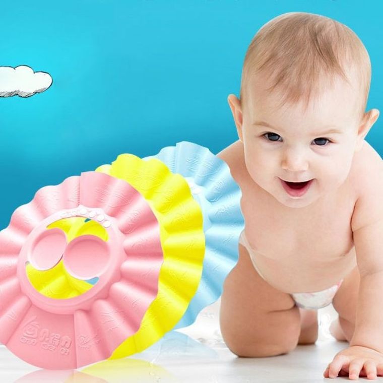 Daszek do mycia głowy dla dzieci, niebieski