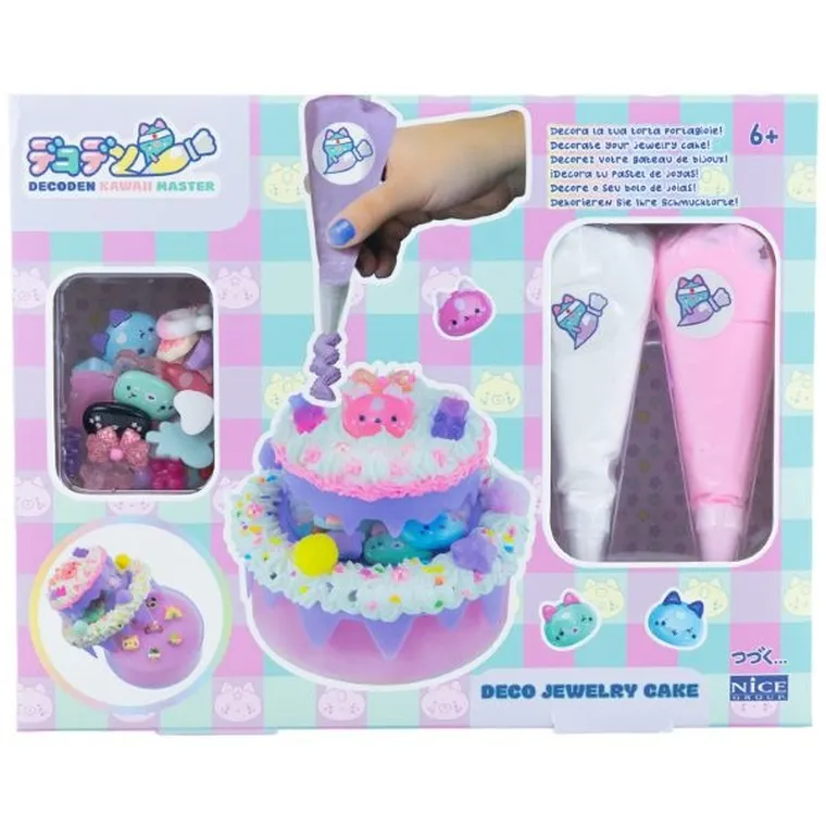 Decoden, tort z kremową masą 3D do dekoracji, pierścionki, zestaw kreatywny