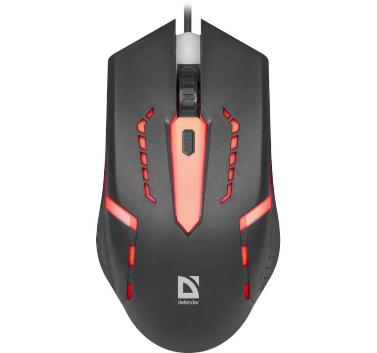Defender, mysz optyczna, Hit Mb-601 Optic LED, 1200dpi, 4p