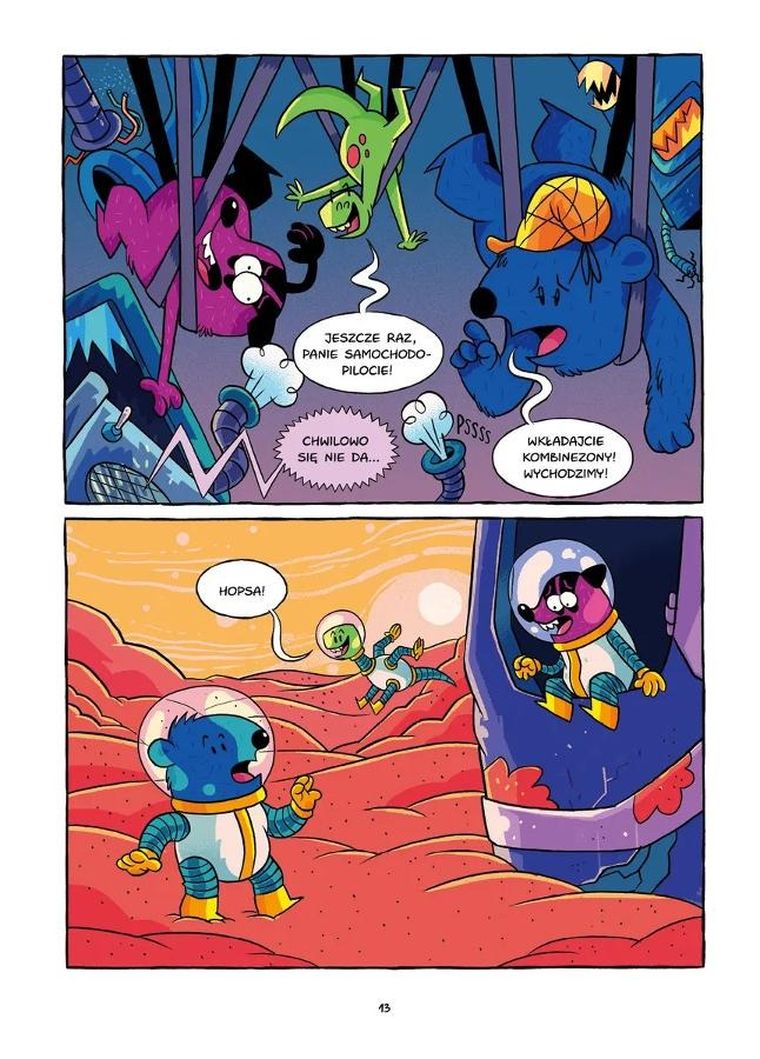 Detektyw Miś Zbyś na tropie. Gdy cię wita kosmita, a rakieta rozbita