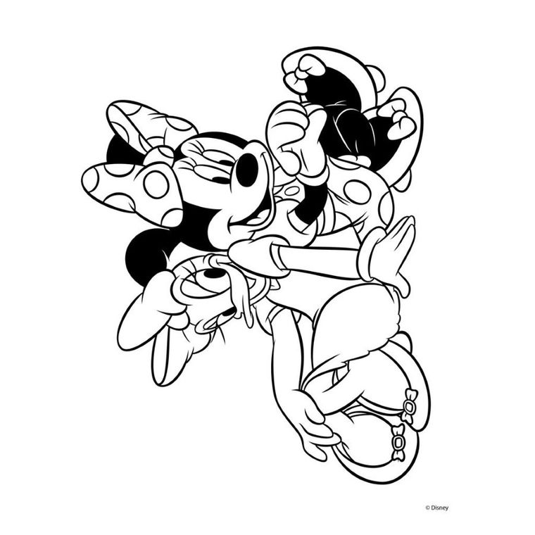 Diakakis, Myszka Minnie, kolorowanka z naklejkami