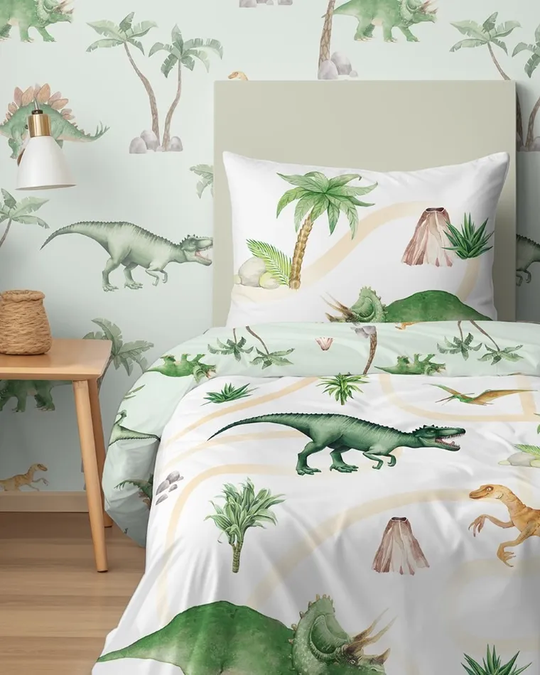 Dinozaury, 2-częściowy komplet pościeli, 140-200 cm