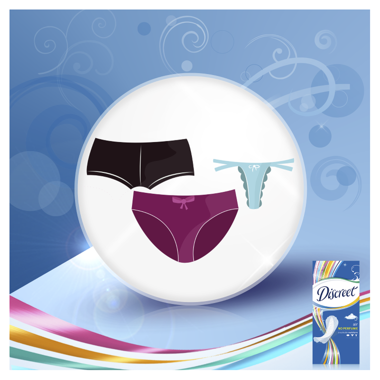 Discreet, Air Multiform, oddychające wkładki higieniczne, 100 szt.