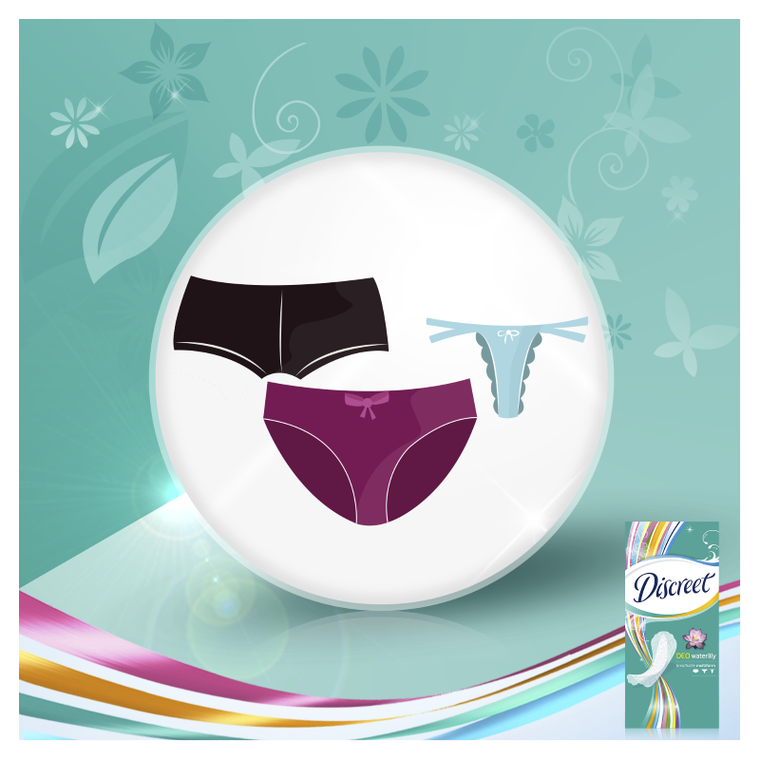 Discreet, Waterlily Multiform, oddychające wkładki higieniczne, 20 szt.