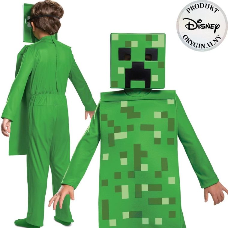 Disguise, Minecraft, Creeper, strój dla dzieci, 137-149 cm, 10-12 lat