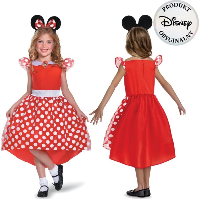 Disguise, Myszka Minnie, strój dla dzieci, 109-123 cm, 5-6 lat