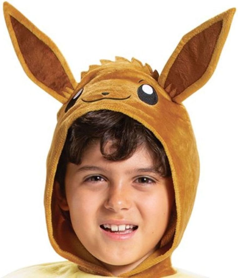 Disguise, Pokemon, Eevee, strój karnawałowy, kigurumi, brązowe, 126-136 cm, 7-8 lat