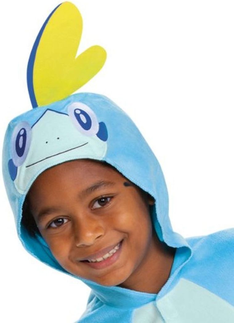 Disguise, Pokemon, Sobble, strój karnawałowy, Kigurumi, niebieskie, 126-136 cm, 7-8 lat