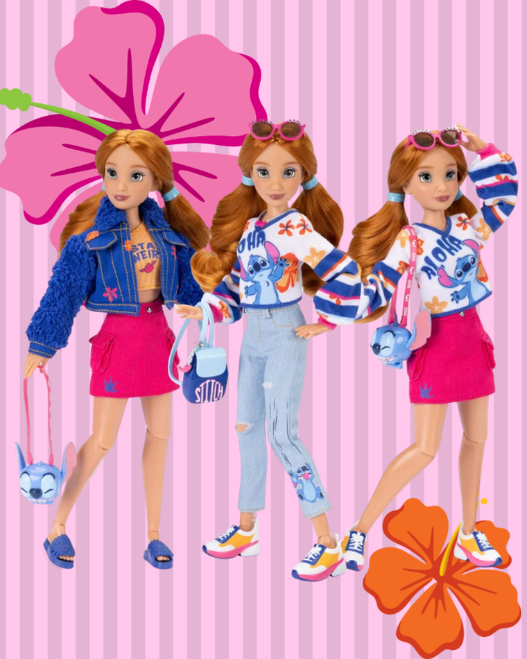 Disney ILY 4ever, lalka modowa z motywem Stitch i zestawem akcesoriów, 30 cm