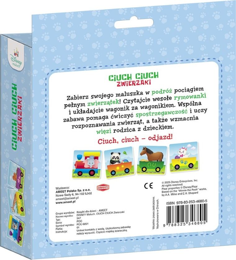 Disney Maluch. CIUCH CIUCH. Zwierzaki