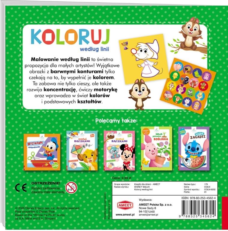 Disney Maluch. Koloruj według linii