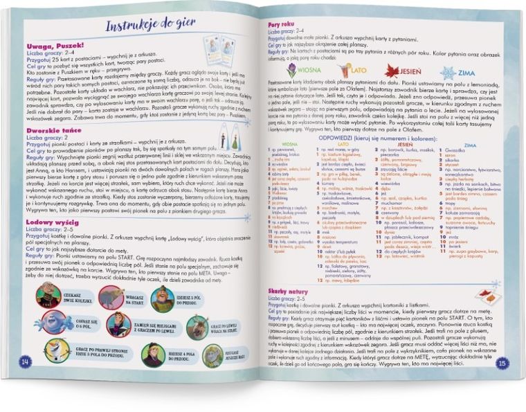 Disney uczy. Kraina lodu. Gry planszowe