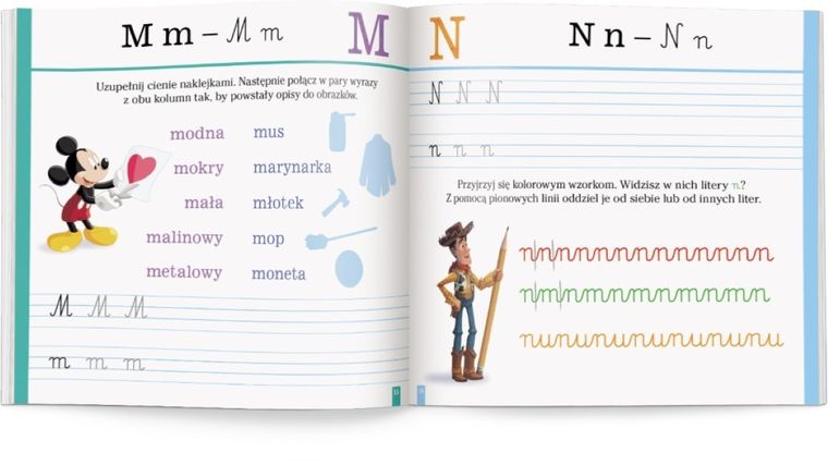 Disney uczy. Przygoda z czytaniem. Elementarz. Ćwiczenia