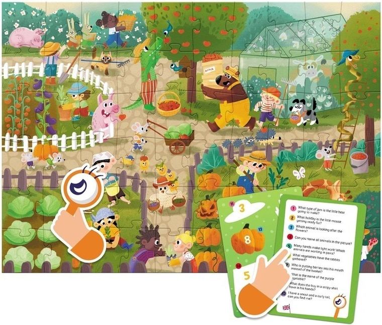 Dodo, Wimmel, Summer in the village, puzzle, 60 elementów