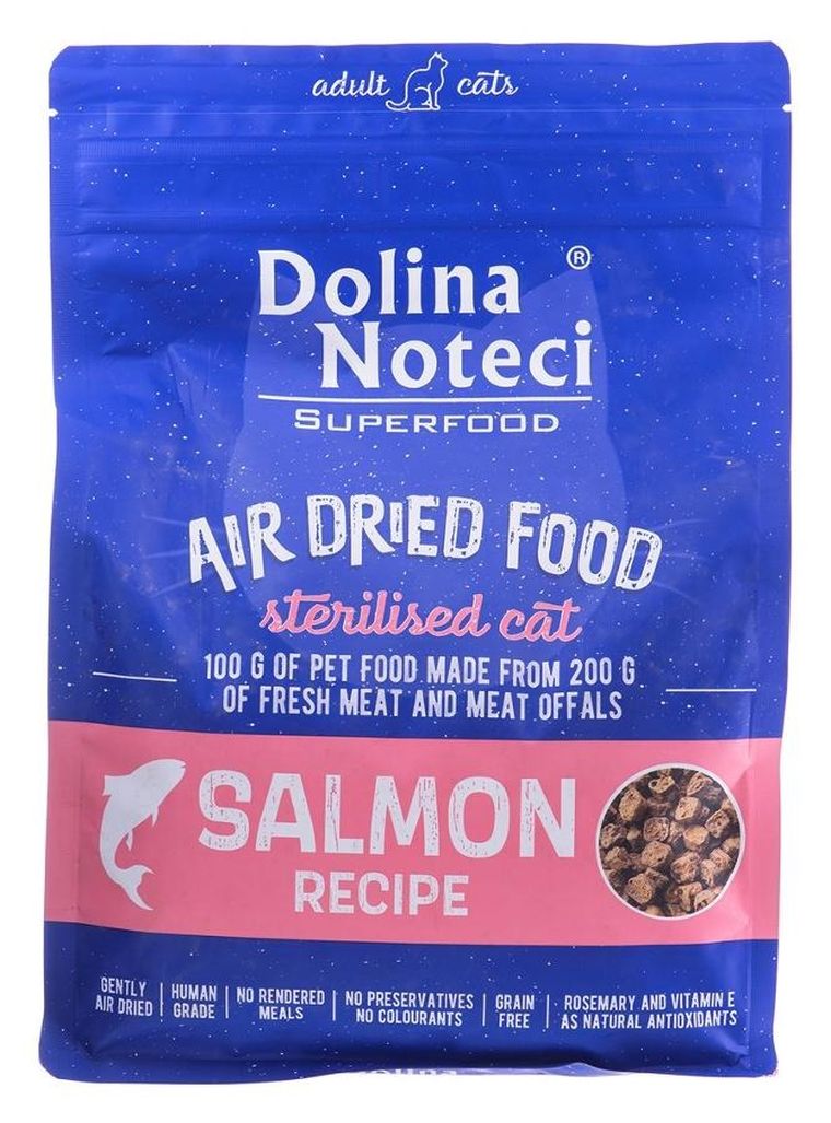 Dolina Noteci, Superfood Sterylised, karma sucha dla kota, łosoś 1 kg