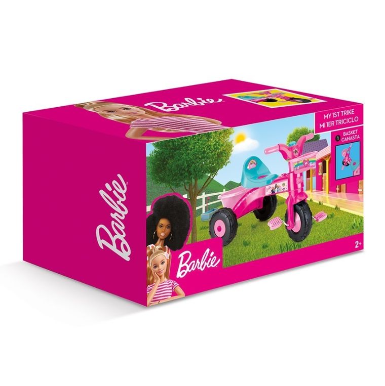 Dolu, Barbie, rowerek 3-kołowy, różowy
