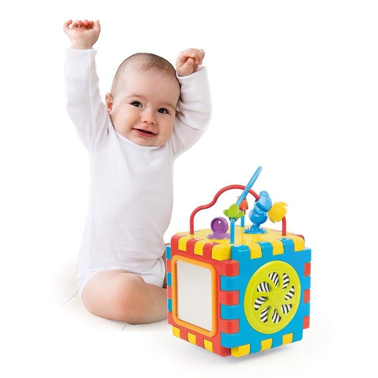 Dolu, kostka edukacyjna dla malucha, 2w1