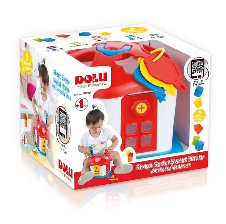 Dolu, sorter, kolorowy domek