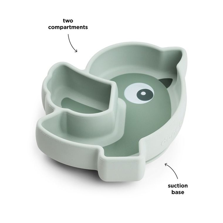 Done By Deer, Birdee, talerzyk na przekąski z przyssawką, green