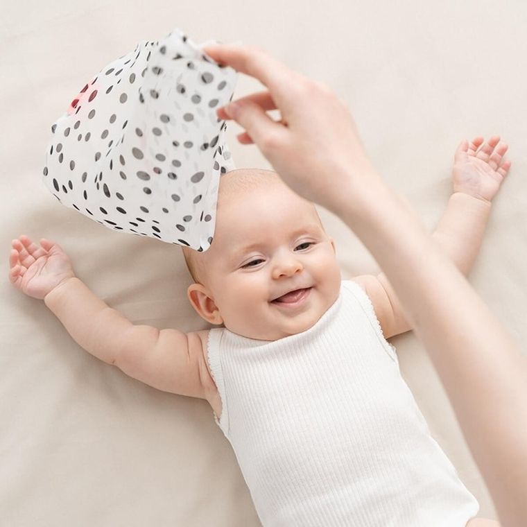 Done by Deer, Birdee, zestaw zabawek sensorycznych, ptaszek, blue