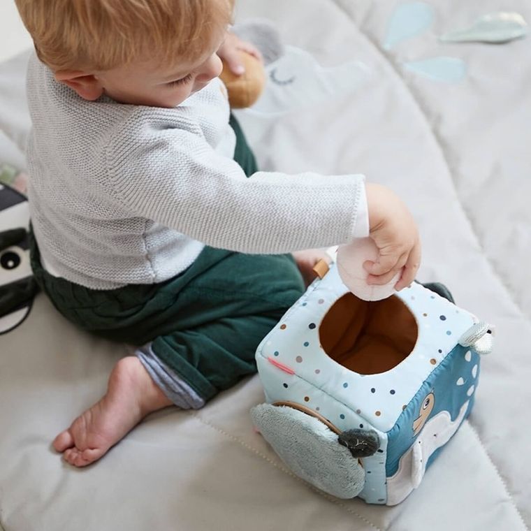 Done By Deer, Deer Friends, miękka kostka aktywizująca, colour mix