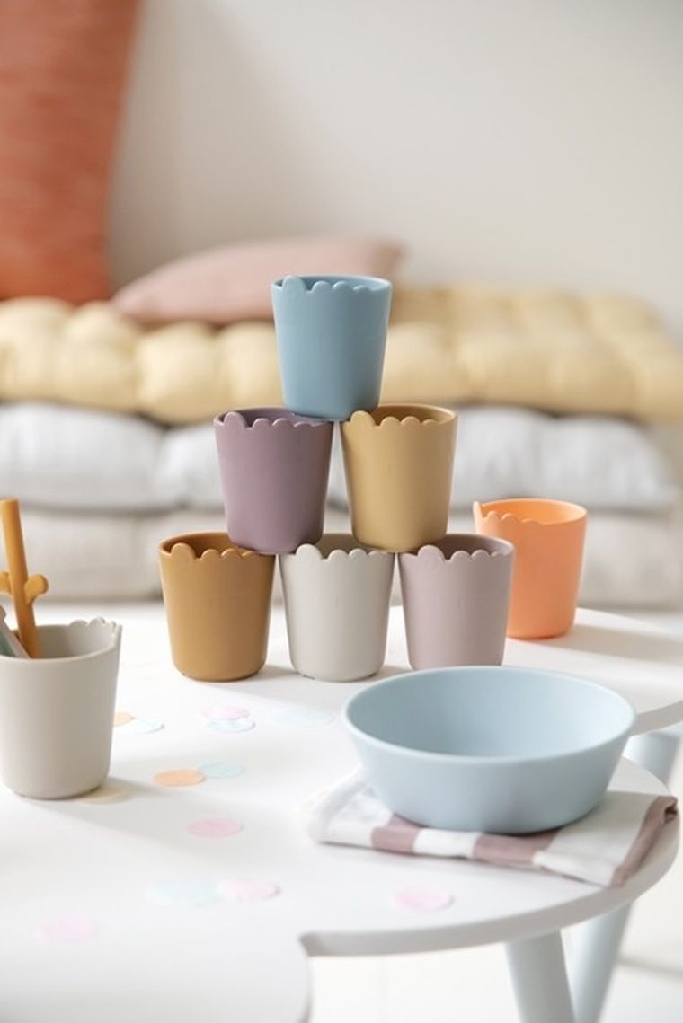 Done By Deer, Kiddish, Croco, kubek dla dziecka, green