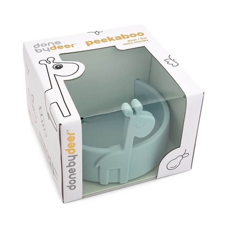 Done by Deer, Peekaboo, Raffi, miseczka silikonowa, blue