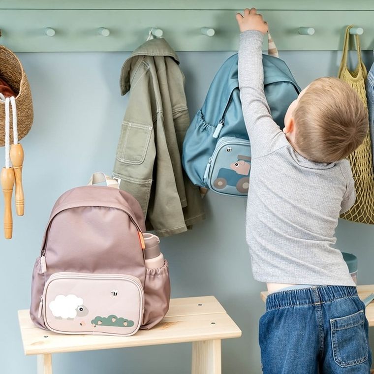 Done By Deer, Tiny Farm, plecak dla przedszkolaka, powder