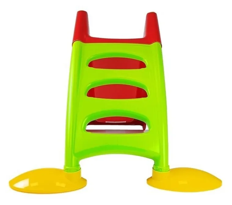 Dorex, zjeżdżalnia ogrodowa z drabinką, zielono-czerwona