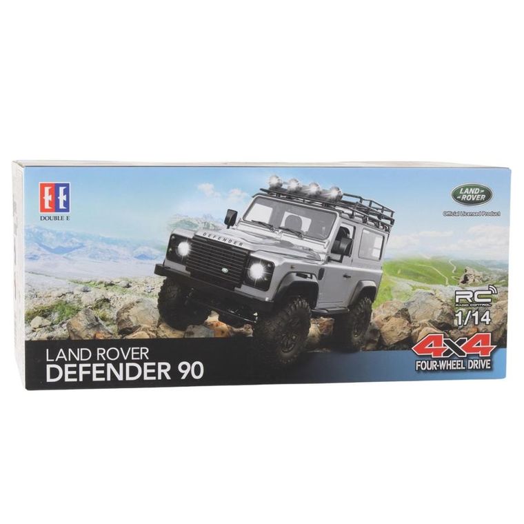 Double E, Land Rover Defender 90 pojazd terenowy zdalnie sterowany, 1:14, czerwony